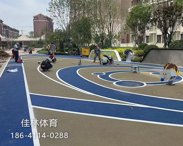 公园塑胶跑道